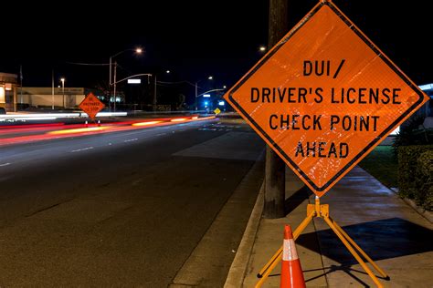DUI checkpoints are normally highly visible. . Checkpoint near me